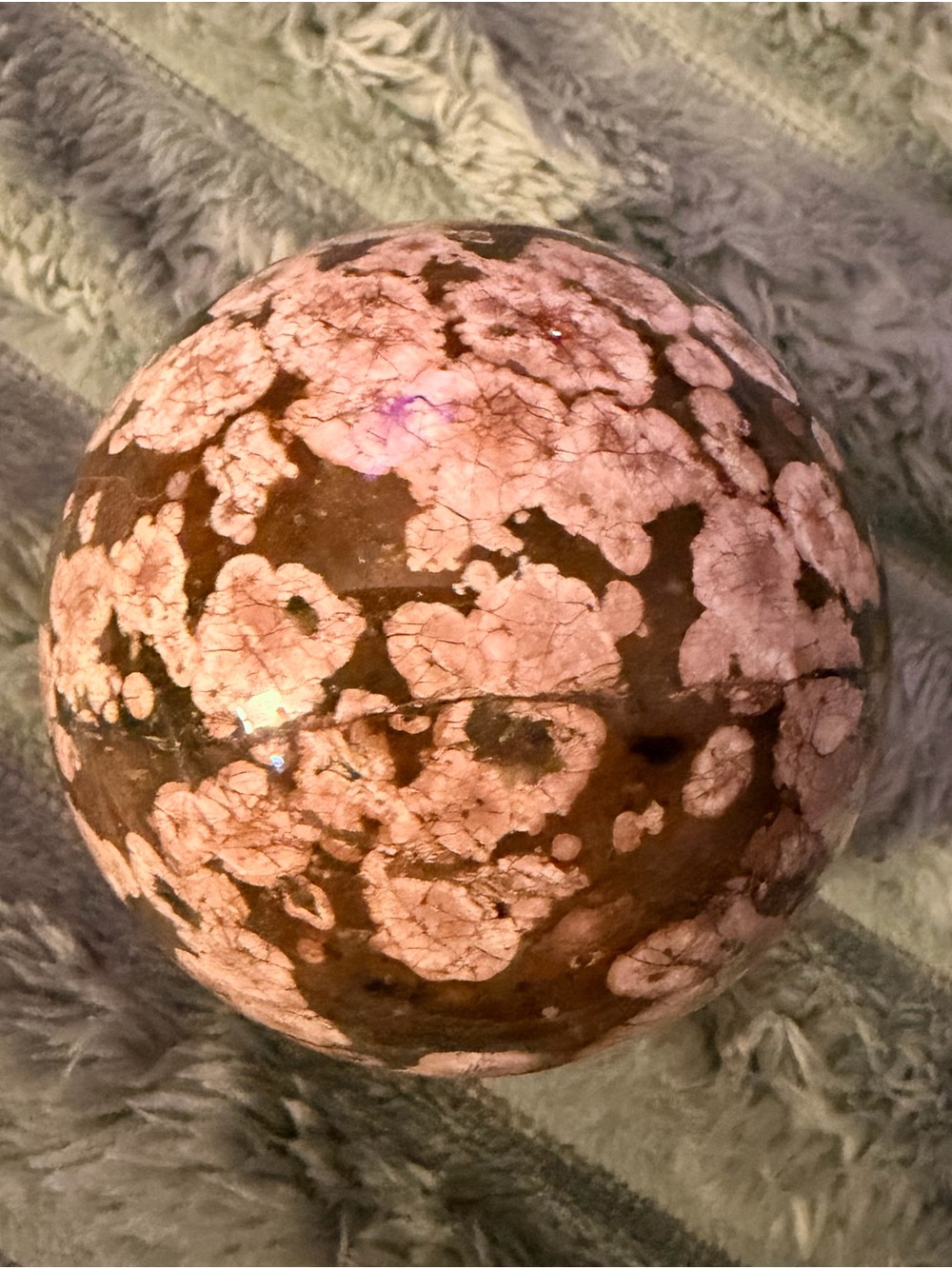 Flower Jasper sphere
